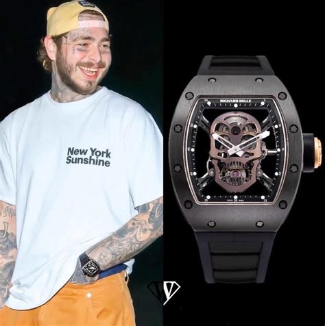 post malone skull watch.